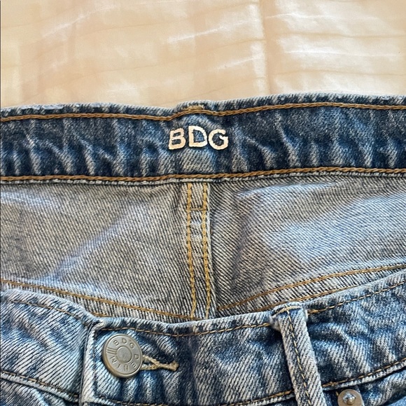 BDG Distressed Blue Boyfriend Jeans - Picture 2 of 10